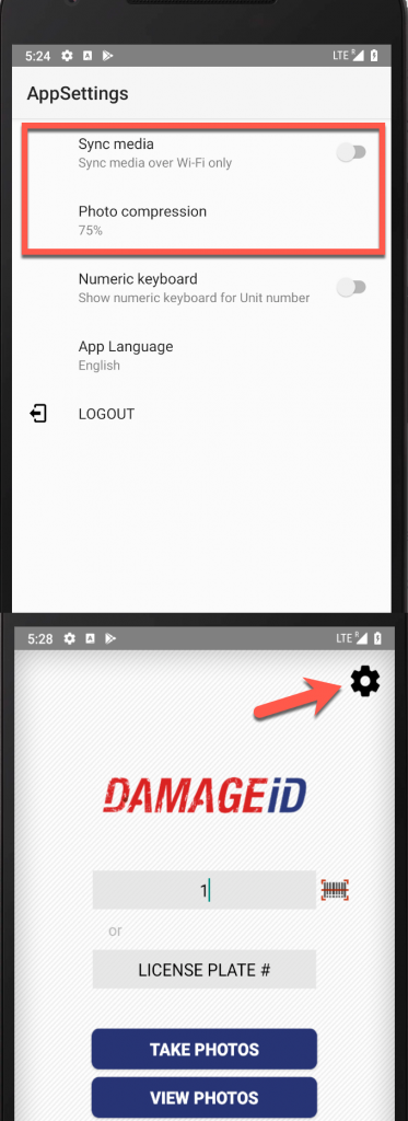 Sync media options