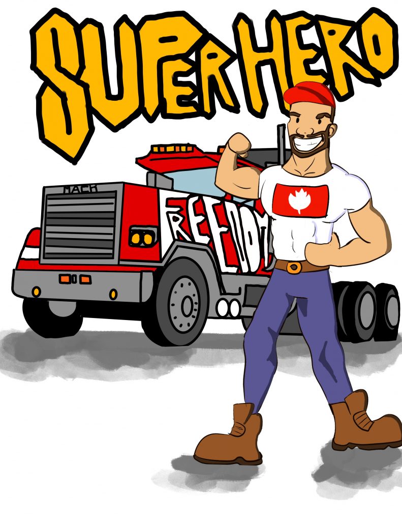 Superhero truckers